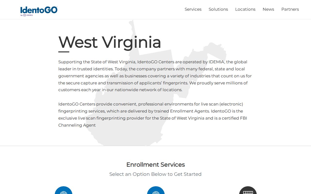 Greenbrier County fingerprint criminal record scheduling