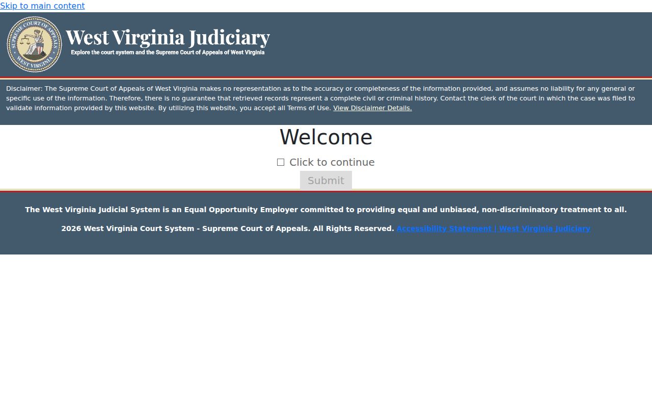 Greenbrier County criminal case search fields